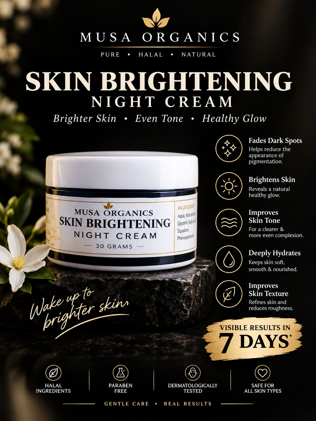 Skin Brightening Night Cream